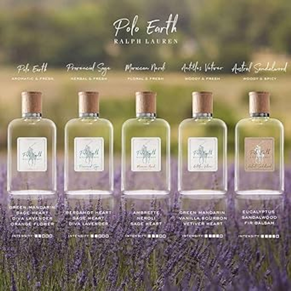 Ralph Lauren Fragrances - Polo Earth - Sandalwood - Eau De Parfum - Woody & Spicy - With Eucalyptus, Sandalwood & Fir Balsam
