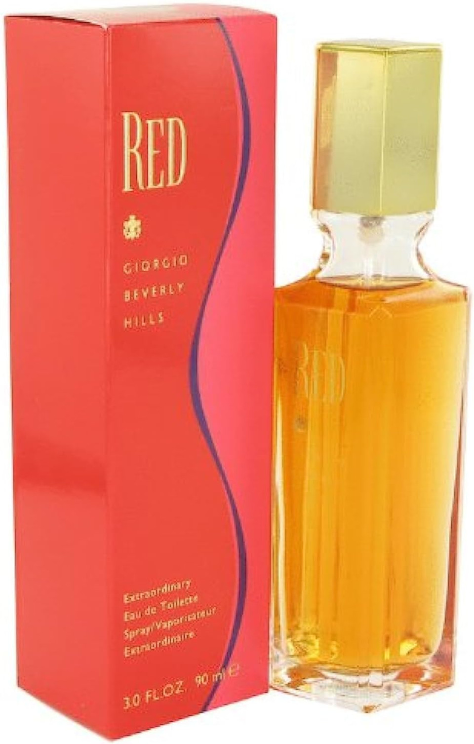 Red For Women 3 Oz Eau De Toilette Spray