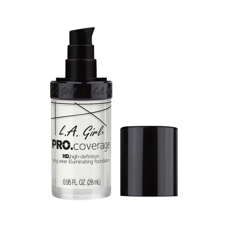 L.A. Girl Pro Coverage Liquid Foundation, White, 0.95 Fl Ozwhite0.95 Fl Oz (Pack Of 1)