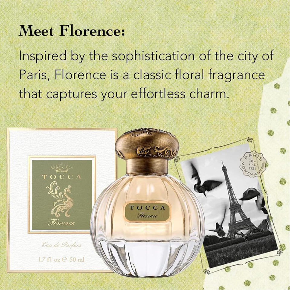Tocca Florence (20Ml + 50Ml) Perfume Set For Women - Classic Floral, Bergamot, Pear, Gardenia, Hand-Finished Bottle Tocca Florence (20Ml + 50Ml) Perfume Set For Women - Classic Floral, Bergamot, Pear, Gardenia, Hand-Finished Bottle