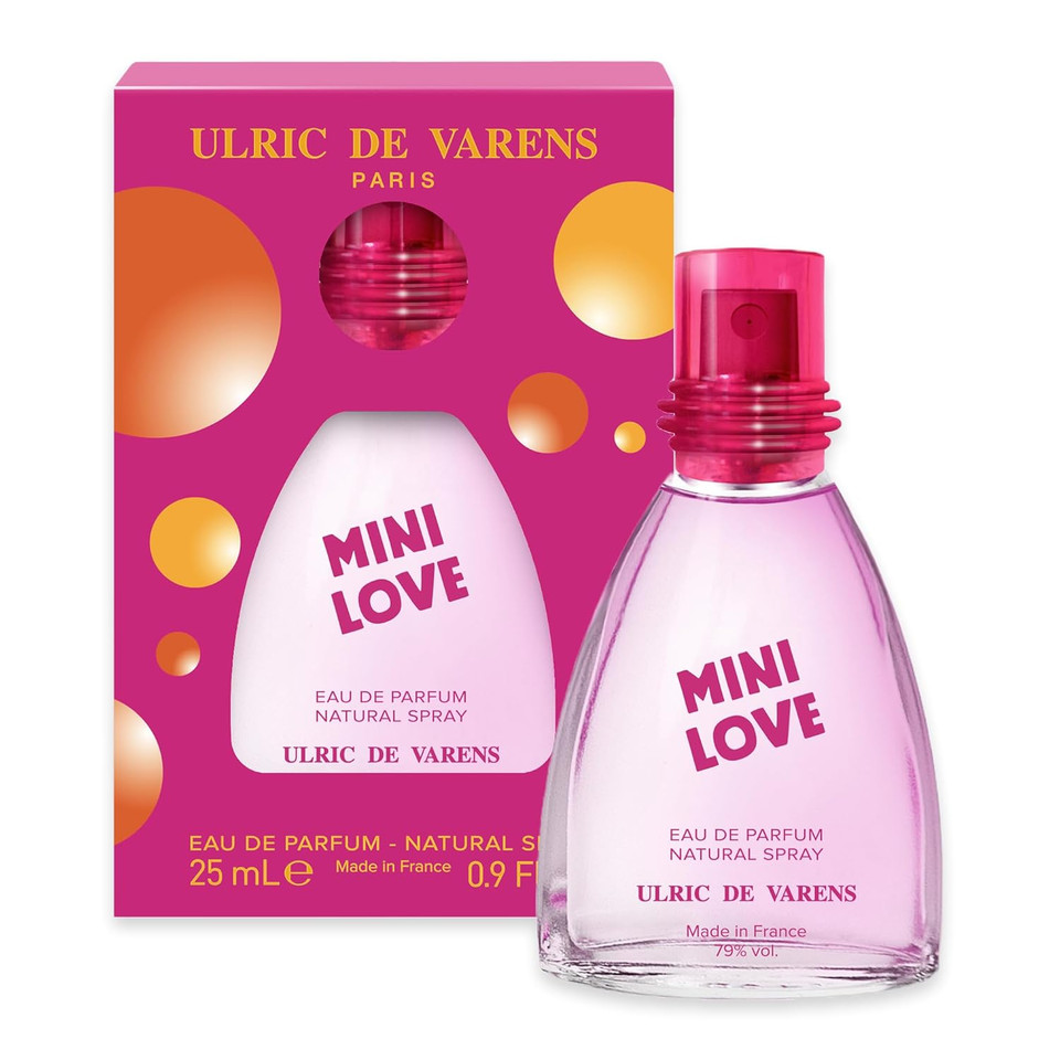 Ulric De Varens - Eau De Parfum Mini Love - Floral And Fruity - Women'S Perfume - Spray - Made In France - 25 Ml