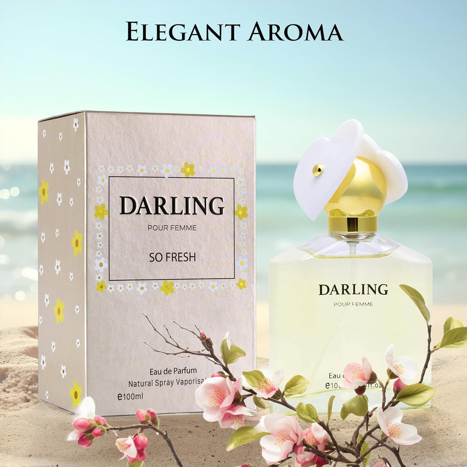 Urban Collection Darling So Fresh For Women Eau De Parfum  Fruity & Floral Fragrance  Grapefruit, Sweet Raspberry  Jasmine, Rose  Free Of Paraben, Vegan & Cruelty-Free  100Ml Bottle