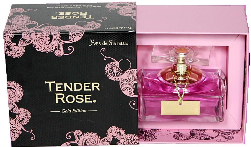 Yves De Sistelle Tender Rose Gold Edition 3.4 Oz 100 Ml Eau De Parfum For Women