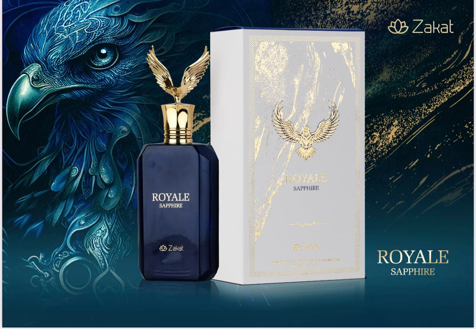 Zakat Perfumes Royal Collection Unisex Edp - Eau De Parfum 80Ml(2.7 Oz) (Saphire)