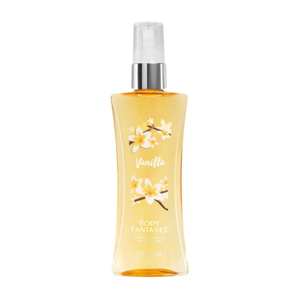 Body Fantasies Fragrance Body Spray, Vanilla, 8 Ounce