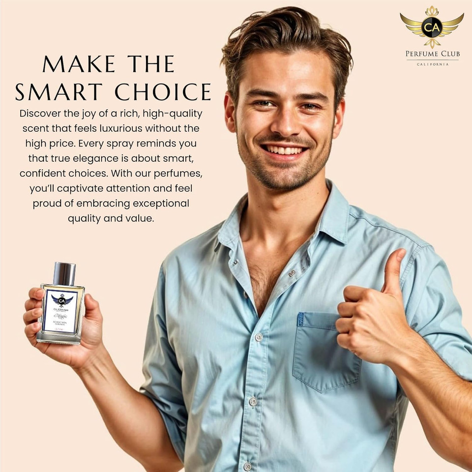 Ca Perfume Impression Of Blanc Legend For Men Replica Version Fragrance Dupes Concentrated Long Lasting Eau De Parfum Spray Refillable Atomizer Bottle 1.7 Fl Oz/50Ml-X1