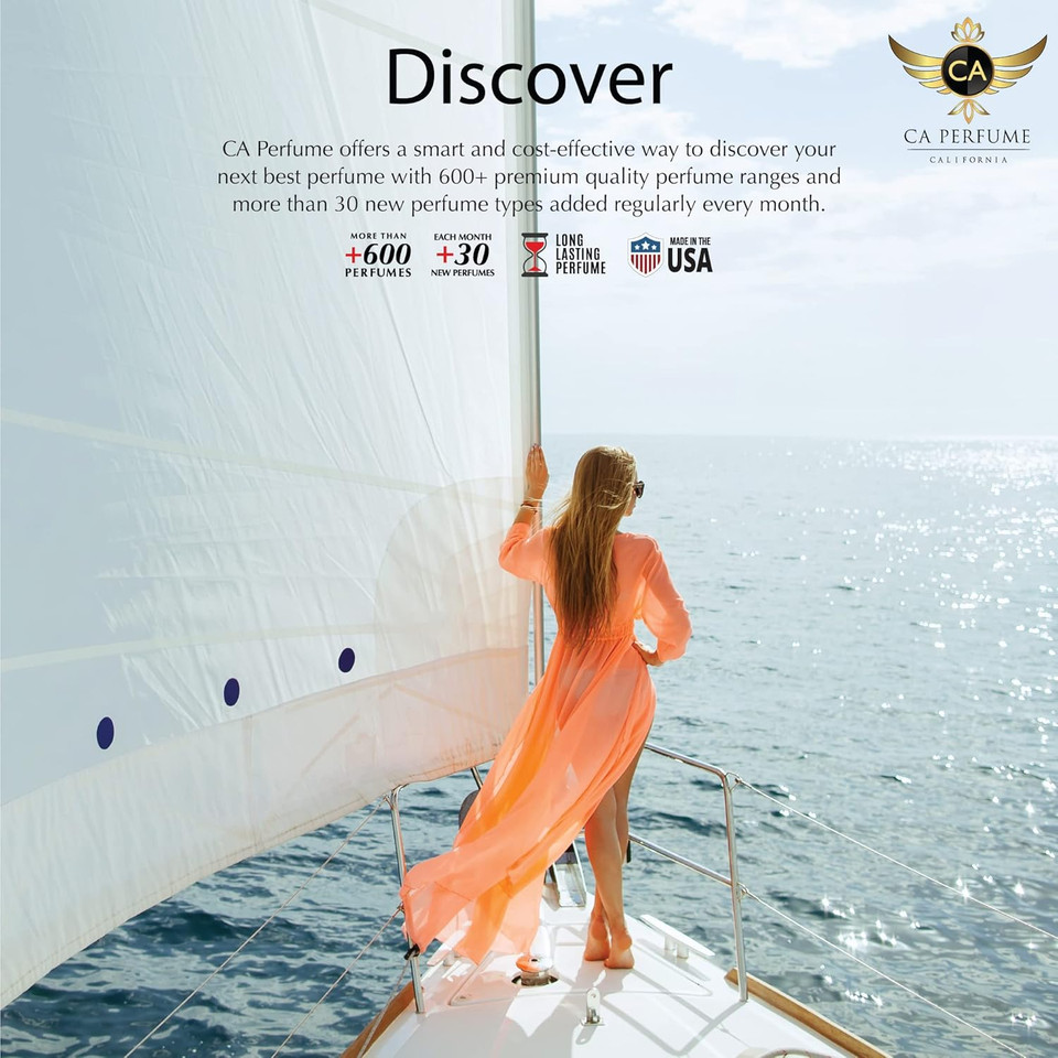 Ca Perfume Impression Of R. Lauren Paulo Blue For Men Replica Version Fragrance Dupes Concentrated Long Lasting Eau De Parfum Spray Refillable Atomizer Bottle 1.7 Fl Oz/50Ml-X1