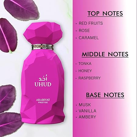 Arabiyat Uhud Women'S Vanilla Perfume 3.4 Fl Oz Eau De Parfum - Bergamot,Mandarin,Mango,Jasmine,Amber & Musk, Luxury Scent With 24H Longevity Long Lasting Fragrance For Daily Use