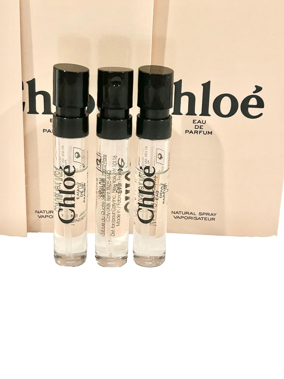 Chloe Eau De Parfum Sample Perfume Women Spray 1.2 Ml / 0.04 Oz - Set Of 3