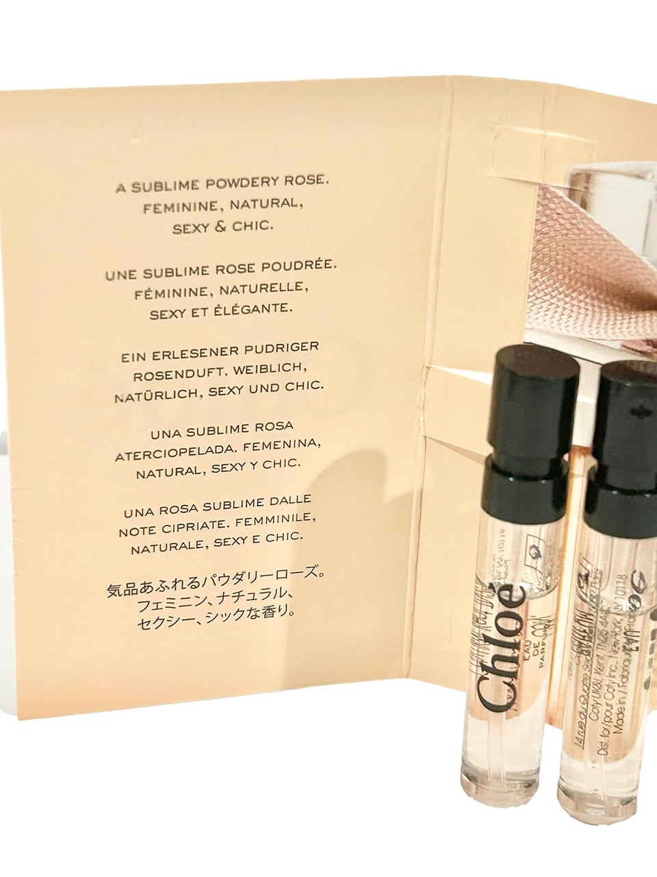Chloe Eau De Parfum Sample Perfume Women Spray 1.2 Ml / 0.04 Oz - Set Of 3