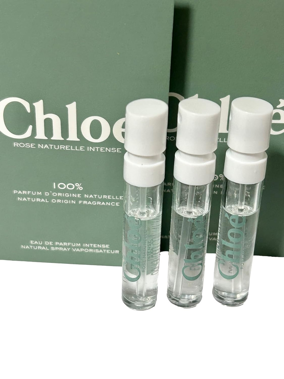 Chloe Rose Naturelle Intense Sample Perfume Women Spray 1.2 Ml / 0.04 Oz - Set Of 3
