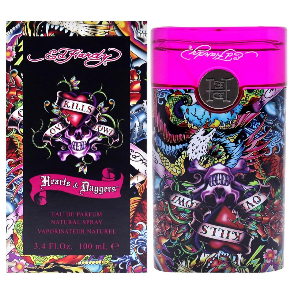 Christian Audigier - Ed Hardy Hearts & Daggers Eau De Parfum Spray 100Ml/3.4Oz