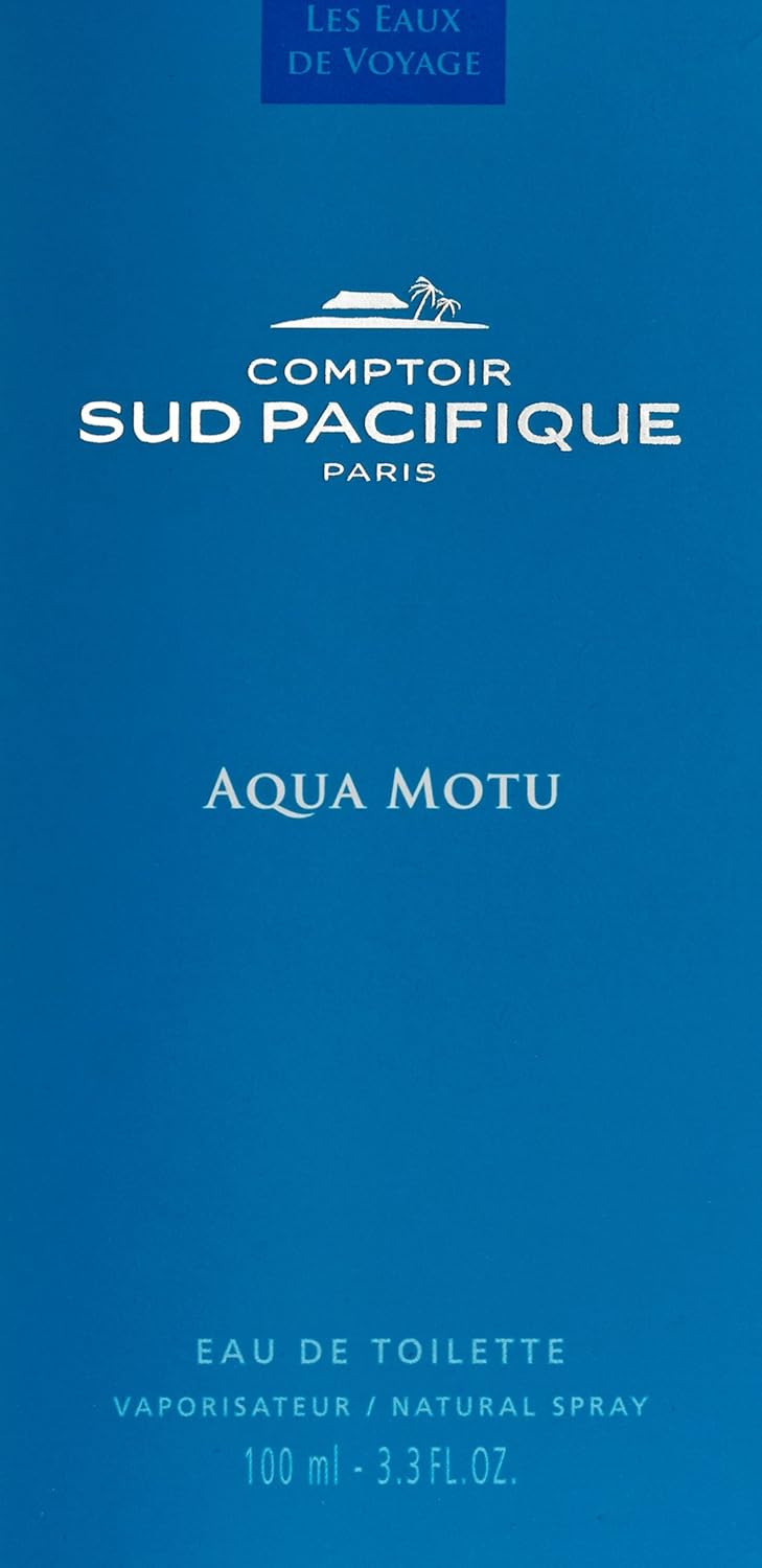 Comptoir Sud Pacifique Eau De Toilette Spray, Aqua Motu, 3.3 Fl Oz