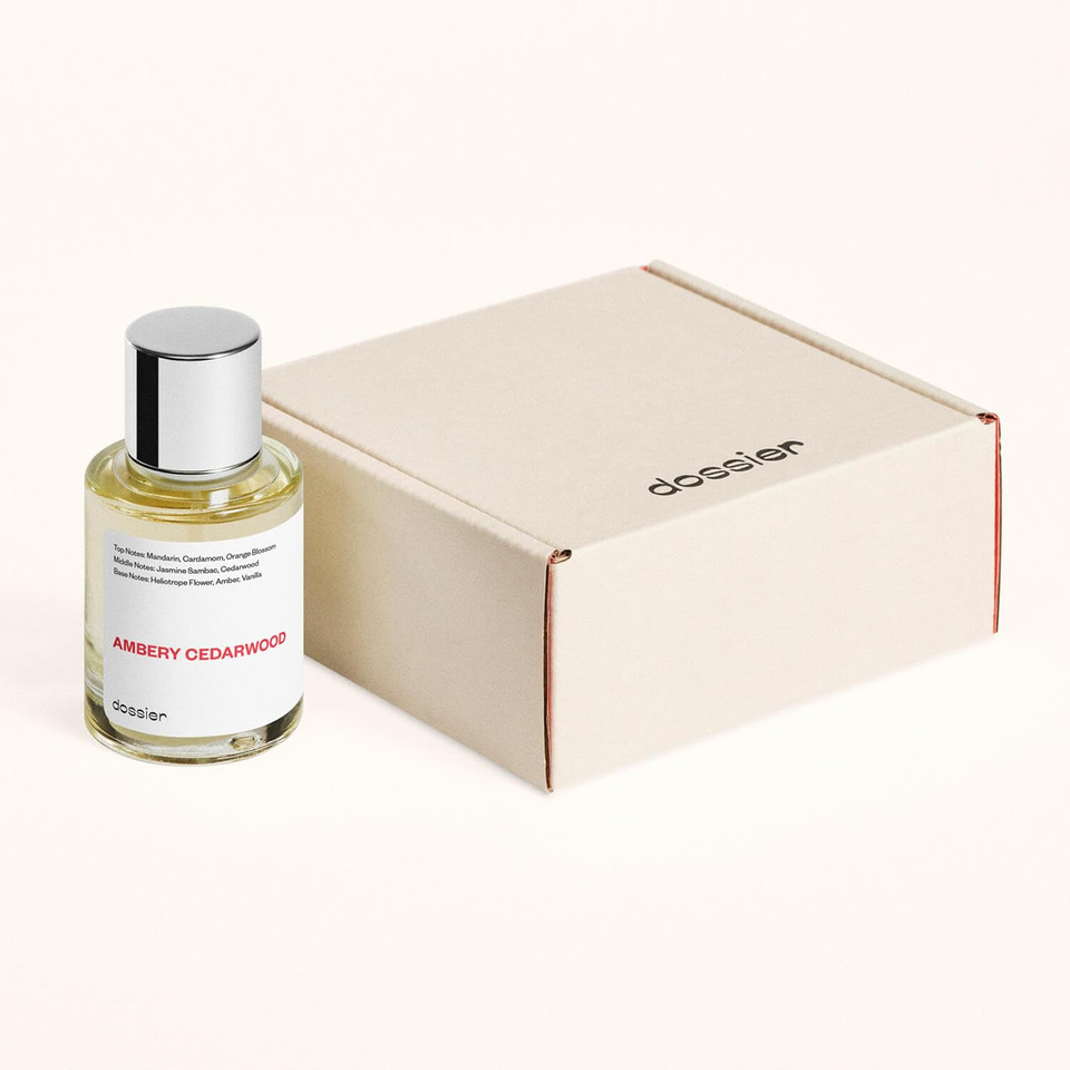 Dossier - Ambery Cedarwood - Eau De Parfum - Perfume Luxury - Pure Infused - Paraben-Free - Vegan - For Women - Fragrance 1.7 Oz (Spray 50Ml)
