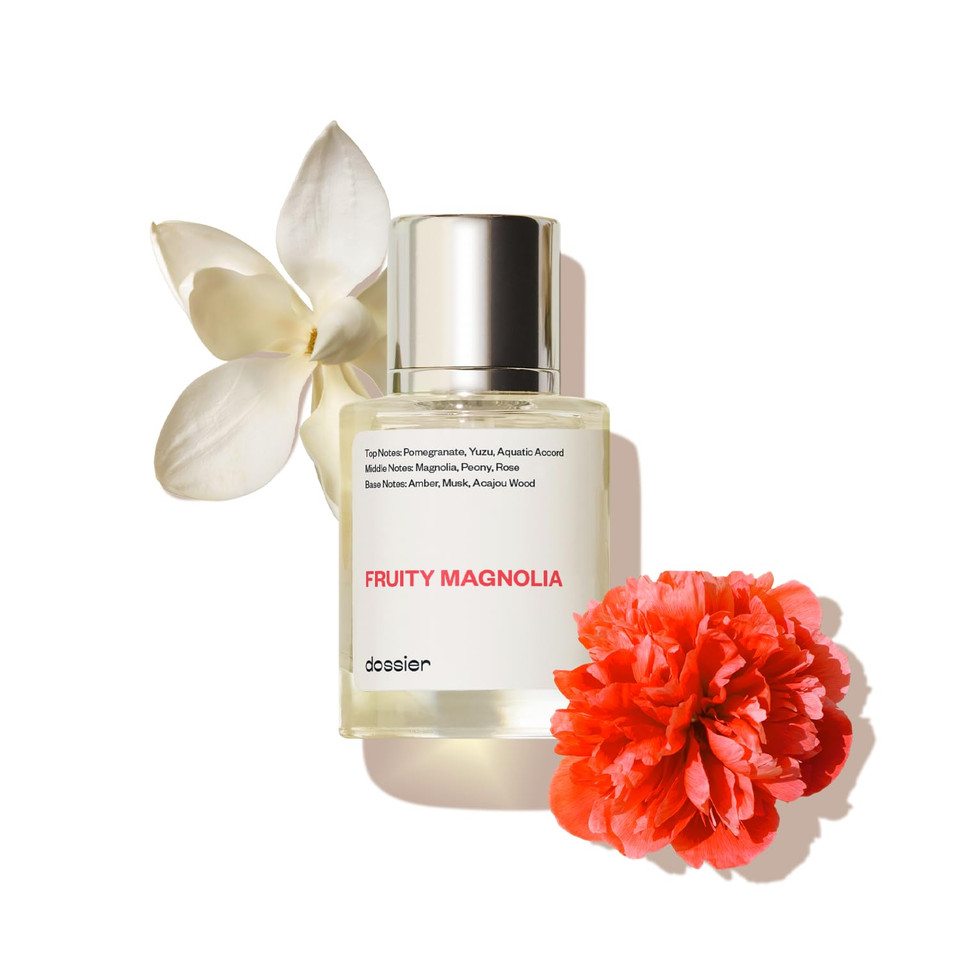 Dossier - Fruity Magnolia - Eau De Parfum - Inspired By Vers. Bright Crystal - Perfume Luxury - Paraben-Free - Vegan - For Women - Fragrance 1.7 Oz (Spray 50Ml)