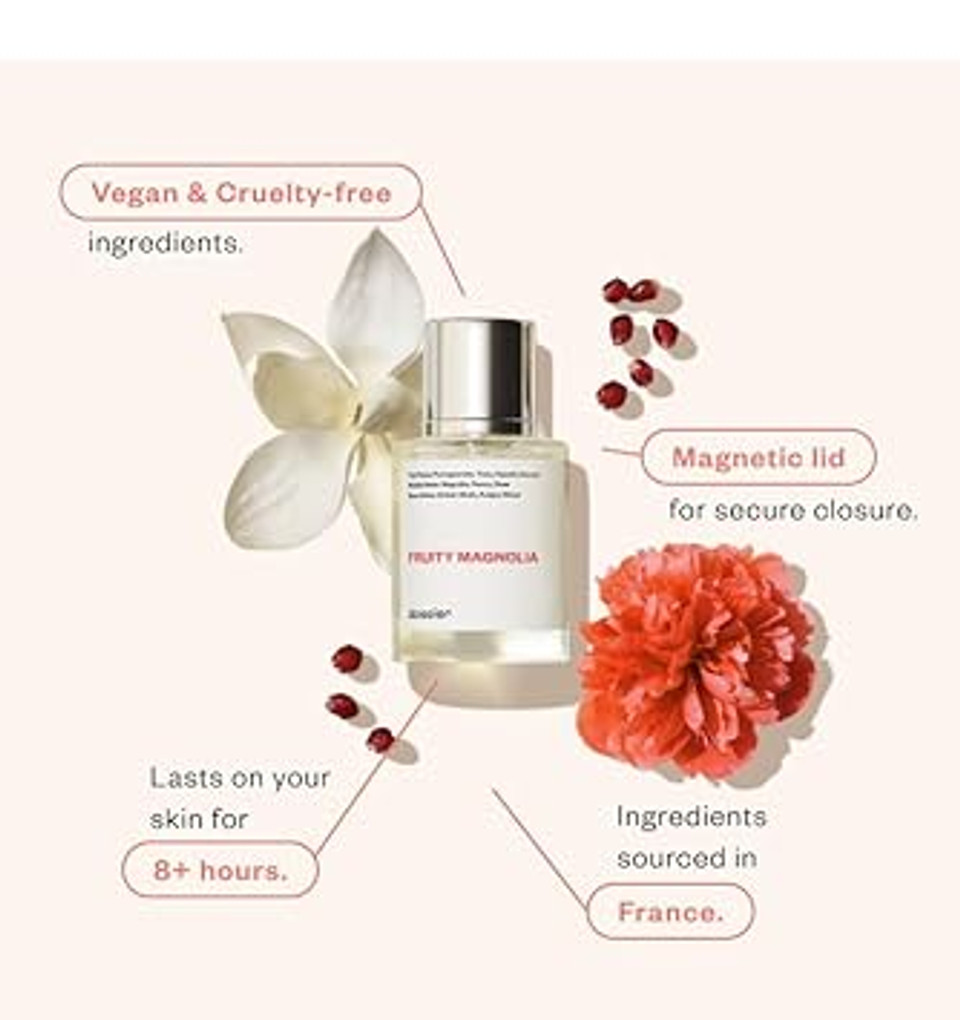 Dossier - Fruity Magnolia - Eau De Parfum - Inspired By Vers. Bright Crystal - Perfume Luxury - Paraben-Free - Vegan - For Women - Fragrance 1.7 Oz (Spray 50Ml)