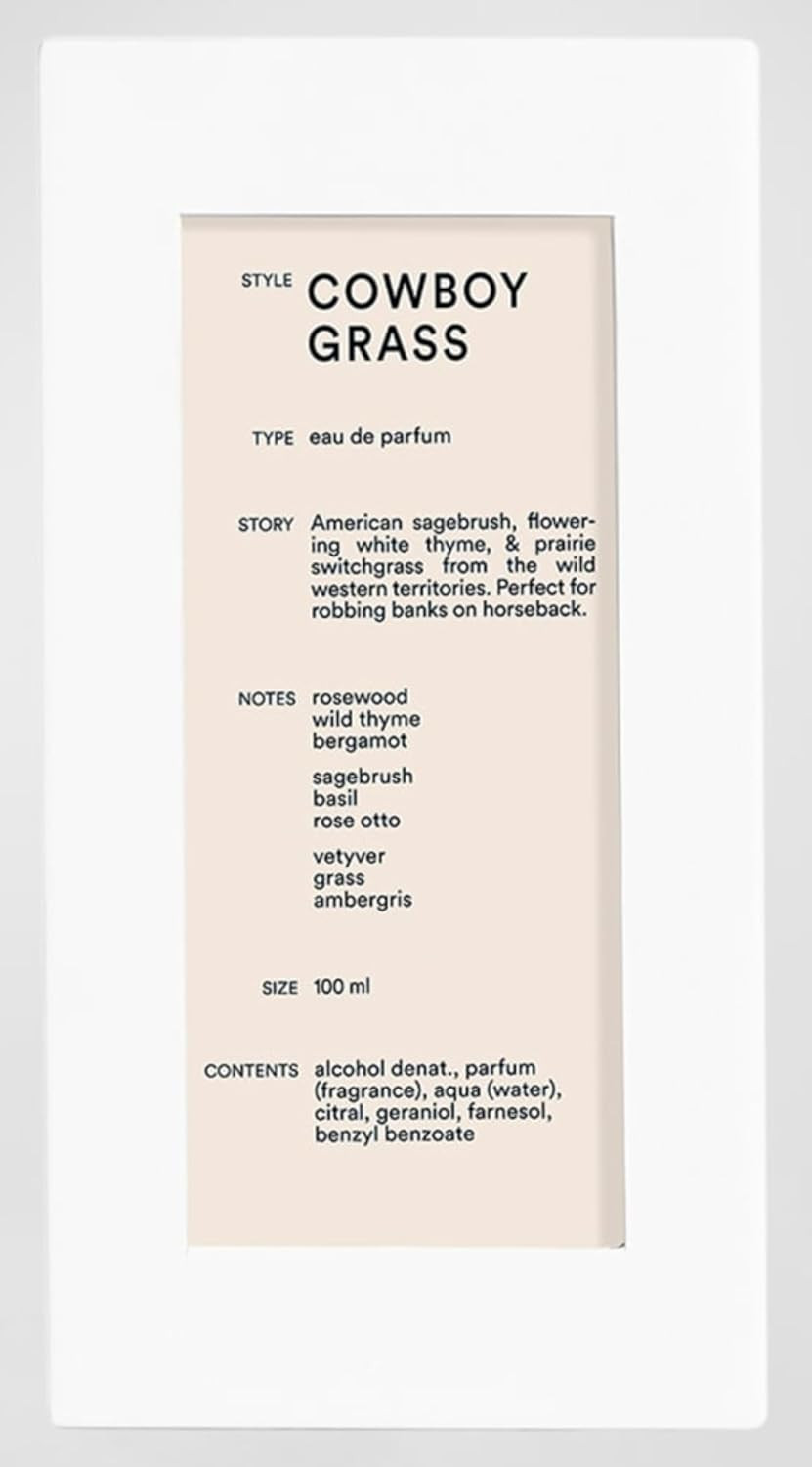 Ds & Durga Cowboy Grass For Men - 3.4 Oz Edp Spray