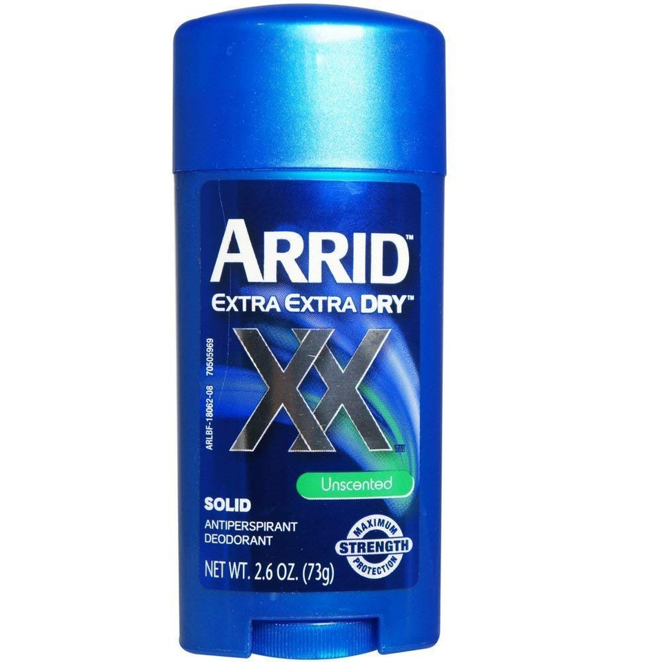 Arrid Xx Anti-Perspirant Deodorant Solid Unscented 2.6 Oz