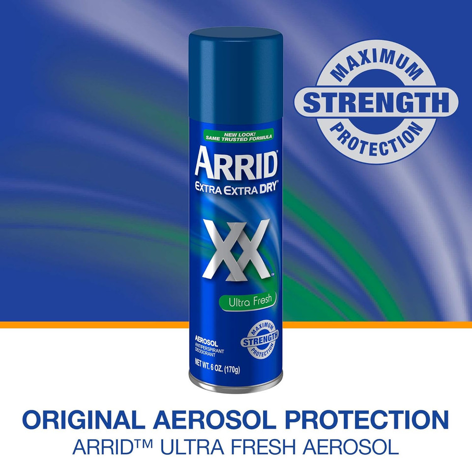 Xx Ultra Clear Ultra Fresh Antiperspirant And Deodorant By Arrid, 6 Ounce