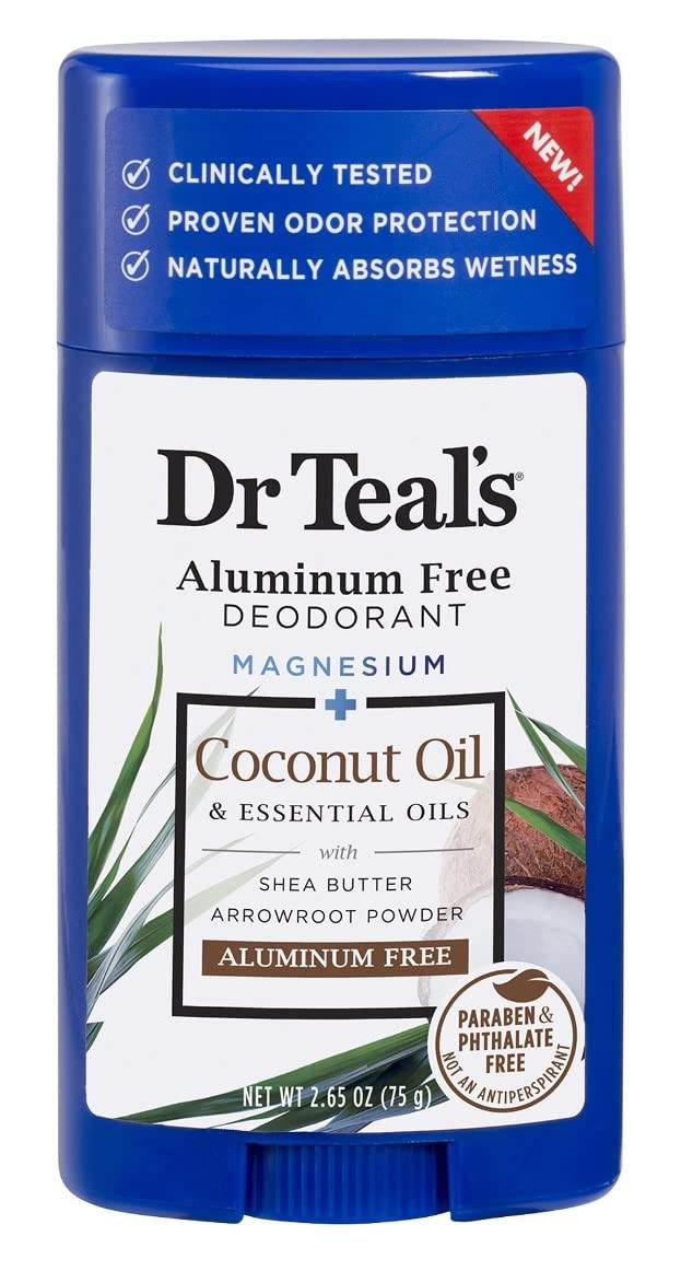 Dr. Teal'S Deodorant Coconut Oil 2.65 Ounce Aluminum-Free (2)