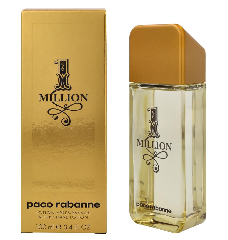 Paco Rabanne 1 Million After Shave For Men, 3.3 Ounce
