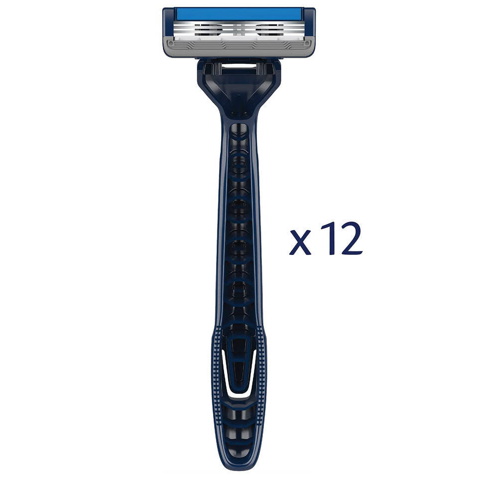 Barbasol Ultra 3 Premium Disposable Razor Value Pack Bundle (3 Packs/12 Total Razors)