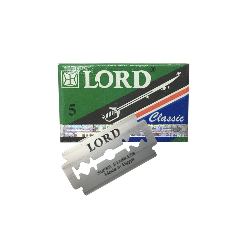 50 Lord Super Stainless Classic Double Edge Safety Razor Blades