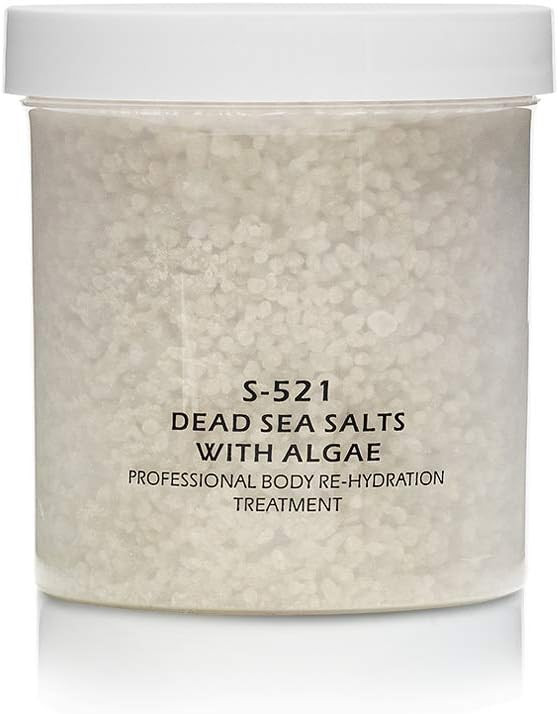 Raya Dead Sea Salts With Algae (S-521) | Relaxing, Calming, And Hydrating Bath Treatment | Made With Minerals, Seaweed, And Algae