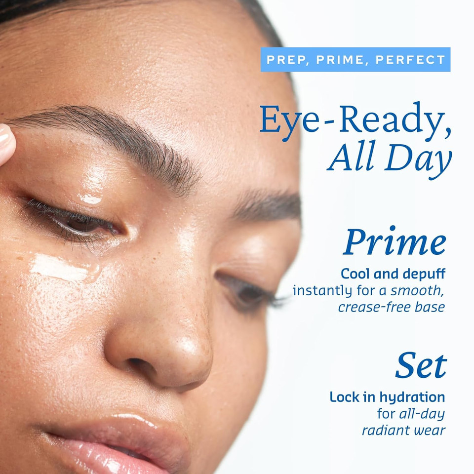 Belif Aqua Bomb Cooling Eye Gel - Caffeine & Hyaluronic Acid For Puffiness & Hydration, Niacinamide & Vitamin C For Dark Circles, Adenosine & Collagen For Plumping & Firming, Korean Skin Care