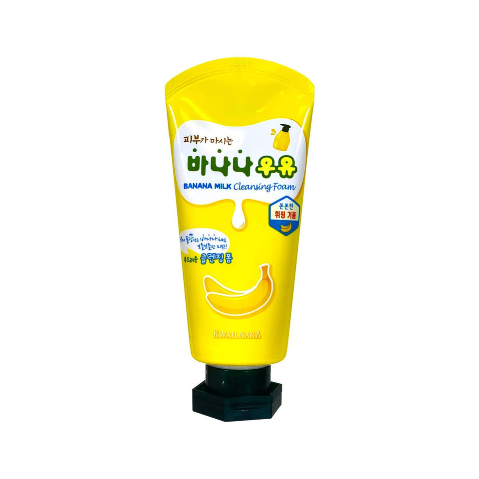Kwailnara Banana Milk Cleansing Foam (120 Ml) Moisturizing Banana & Milk Protein