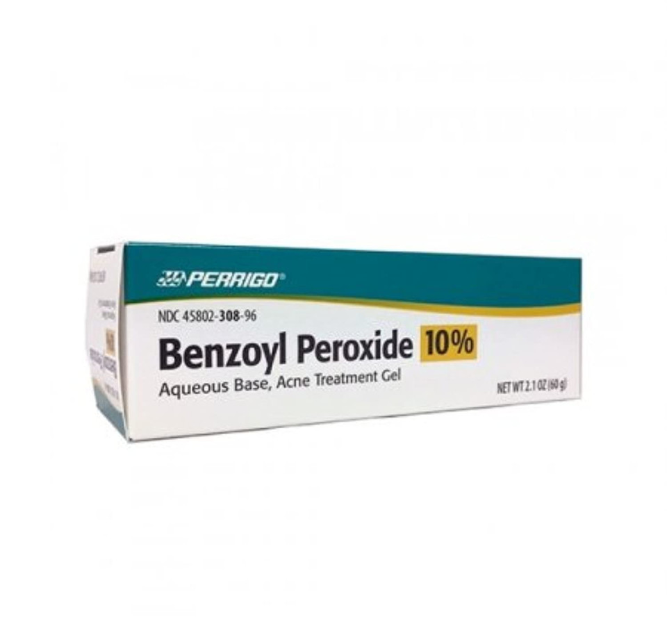 Perrigo 10% Benzoyl Peroxide Acne Treatment Gel 2.1 Oz