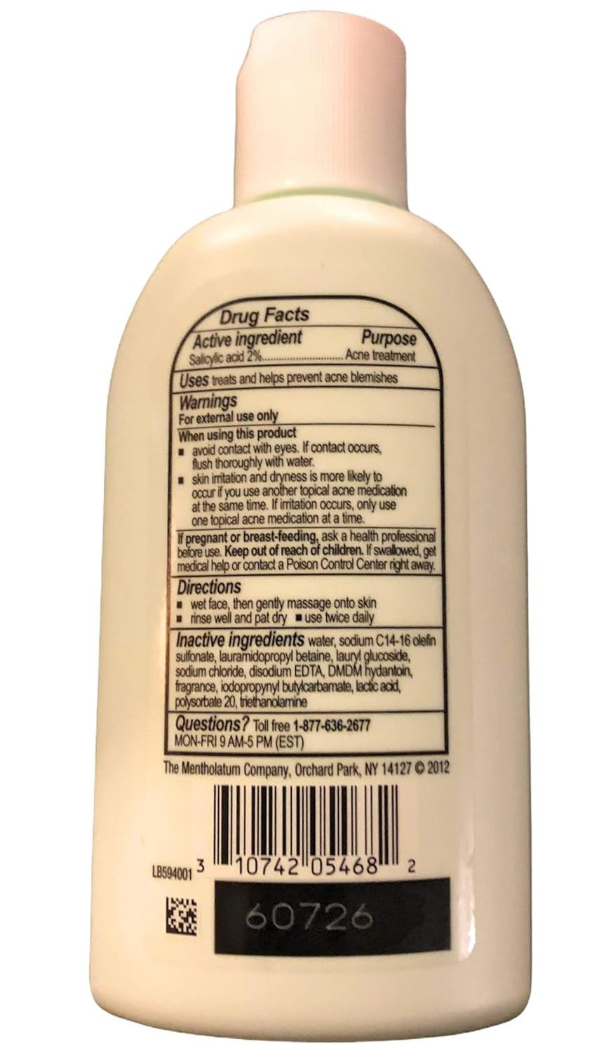 Phisoderm Clear Confidence Daily Gel Face Wash Oil Free 6 Oz