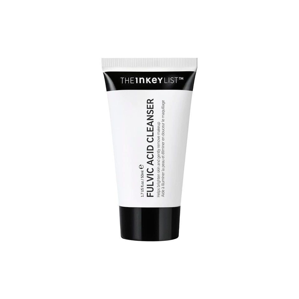 The Inkey List Fulvic Acid Brightening Cleanser, Gel Face Cleanser Gently Exfoliates And Removes Makeup, Improves Uneven Skin Tone, 5.07 Fl Oz