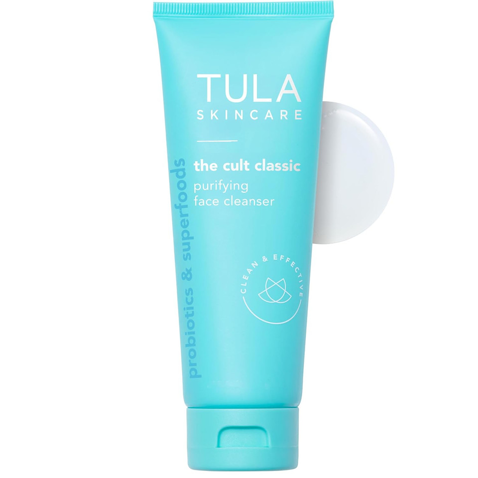 Tula Skin Care Cult Classic Purifying Face Cleanser - Gentle And Effective Face Wash, Makeup Remover, Nourishing And Hydrating Tula Skin Care Cult Classic Purifying Face Cleanser - Gentle And Effective Face Wash, Makeup Remover, Nourishing And Hydrating