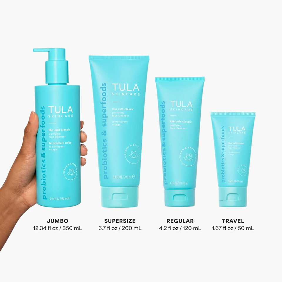 Tula Skin Care Cult Classic Purifying Face Cleanser - Gentle And Effective Face Wash, Makeup Remover, Nourishing And Hydrating Tula Skin Care Cult Classic Purifying Face Cleanser - Gentle And Effective Face Wash, Makeup Remover, Nourishing And Hydrating