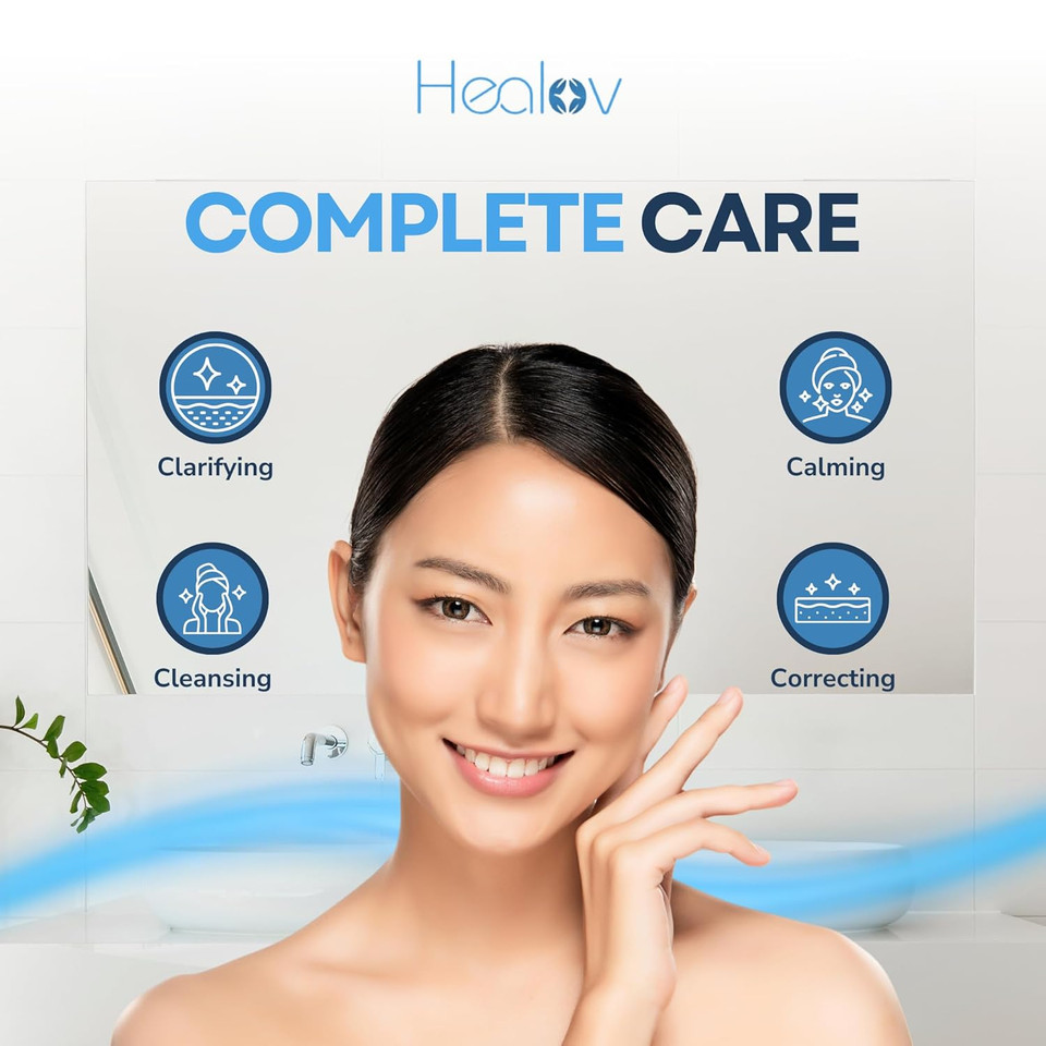 Zinc Face Wash | Zinc Soap Skin Therapy Body Cleanser For Acne, Rosacea, Eczema, Dermatitis, Psoriasis, Itching | Cleansing, Calming Facial Wash | Exfoliating Zinc Face & Body Wash For All Skin Types