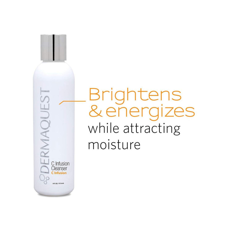 Dermaquest C Infusion Facial Cleanser - Vitamin C, Antioxidant, & Brightening Face Cleanser - Anti Aging Face Wash For Men & Women - For All Skin Types (6Oz)