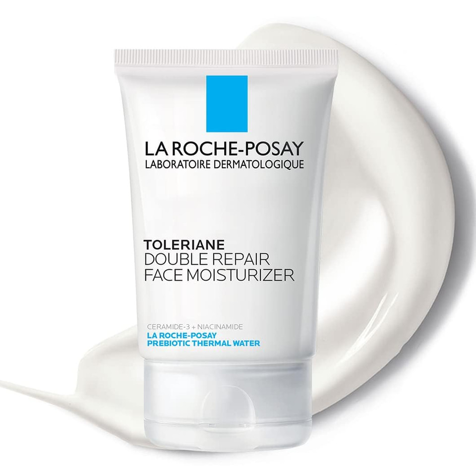 La Roche-Posay Toleriane Double Repair Face Moisturizer, Daily Moisturizer Face Cream With Ceramide & Niacinamide For All Skin Types, Immediate Comfort & Long Lasting Hydration, Fragrance Free