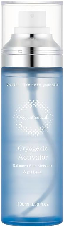 Cryogenic Activator (100Ml / 3.38Oz)  Facial Mist Toner For Hydrating, Soothing, And Cooling, Naturally Derived Deep Sea Water With Pure Oxygen, Suitable For All Skin Types
