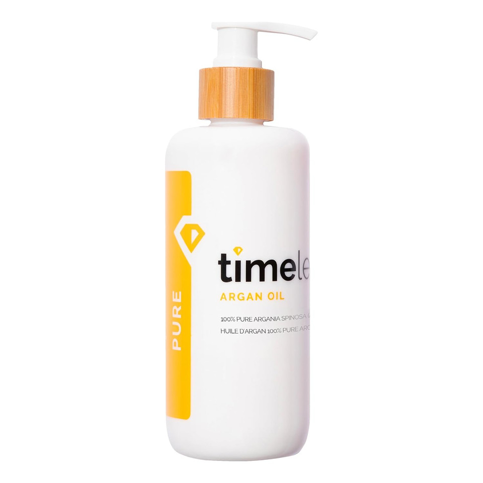 Timeless Skin Care Argan Oil - 100% Pure Argan Oil For Face & Hair Care - For Dry Skin - Fragrance-Free - Use With Moisturizer Or Hair Products - 8 Oz