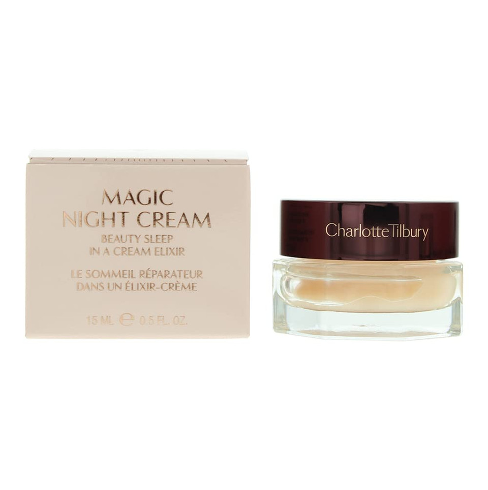 Charlotte Tilbury Magic Night Cream Moisturizer With Retinol Mini Size 0.5 Oz / 15 Ml