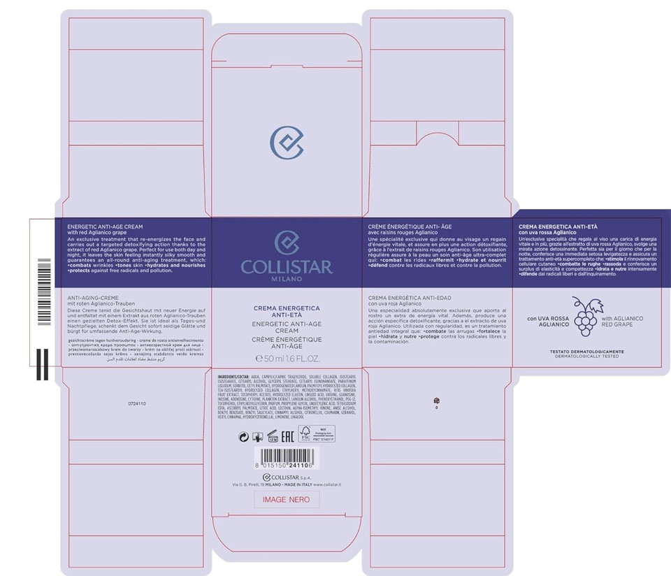 Collistar Energetic Anti-Age Cream 50 Ml