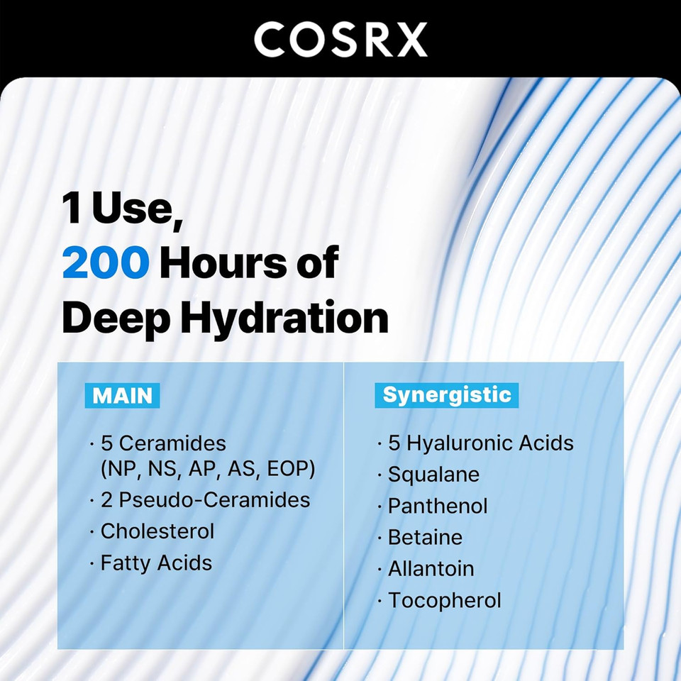 Cosrx Ceramide Skin Barrier Moisturizer For Face With 7 Ceramides, Hyaluronic Acid & Panthenol For All Skin Types, 2.7 Fl.Oz, Korean Skin Care