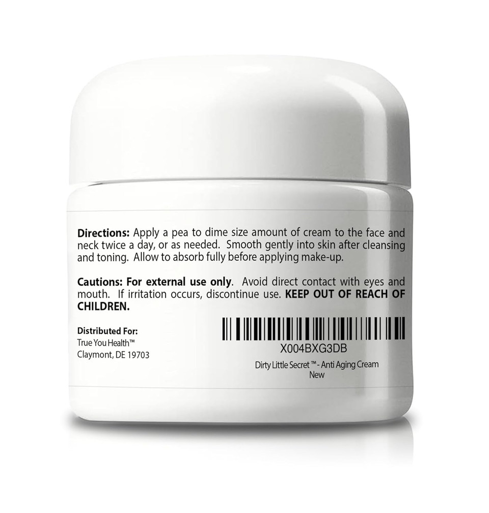 Dirty Little Secret - Our Best Anti Aging Anti Wrinkle Cream - Face, Neck, & Anti Eye Wrinkle Cream - Our Best Anti Wrinkle Face Cream For Women - Anti Wrinkle Neck Cream - Anti Wrinkle Eye Cream
