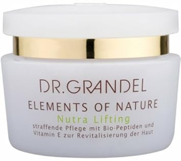 Dr Grandel Elements Of Nature Nutra Lifting Cream 50 Ml. Firming Treatment With Bio-Peptides And Vitamin E For Skin Revitalization