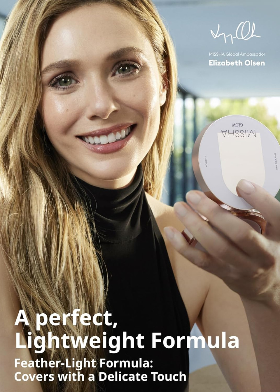 Missha Glow Cushion No.13 Light Beige For Fair Skin I Radiant & Moisturizing Skin With Buildable Coverageno.13