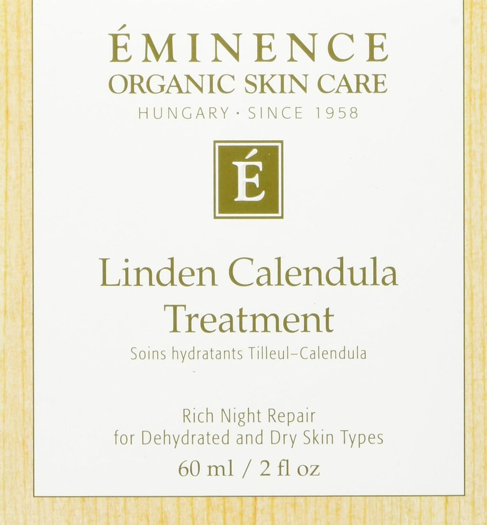 Eminence Linden Calendula 2Oz Treatment Cream - Hydrating Moisturizer For Sensitive & Dry Skin
