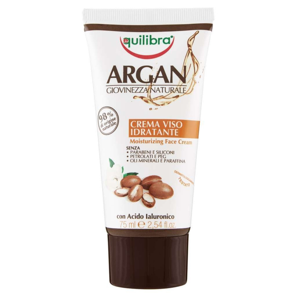 Moisturizing Argan Face Cream 75 Ml (2.5 Fl Oz), 1 Unit - Made In Italy
