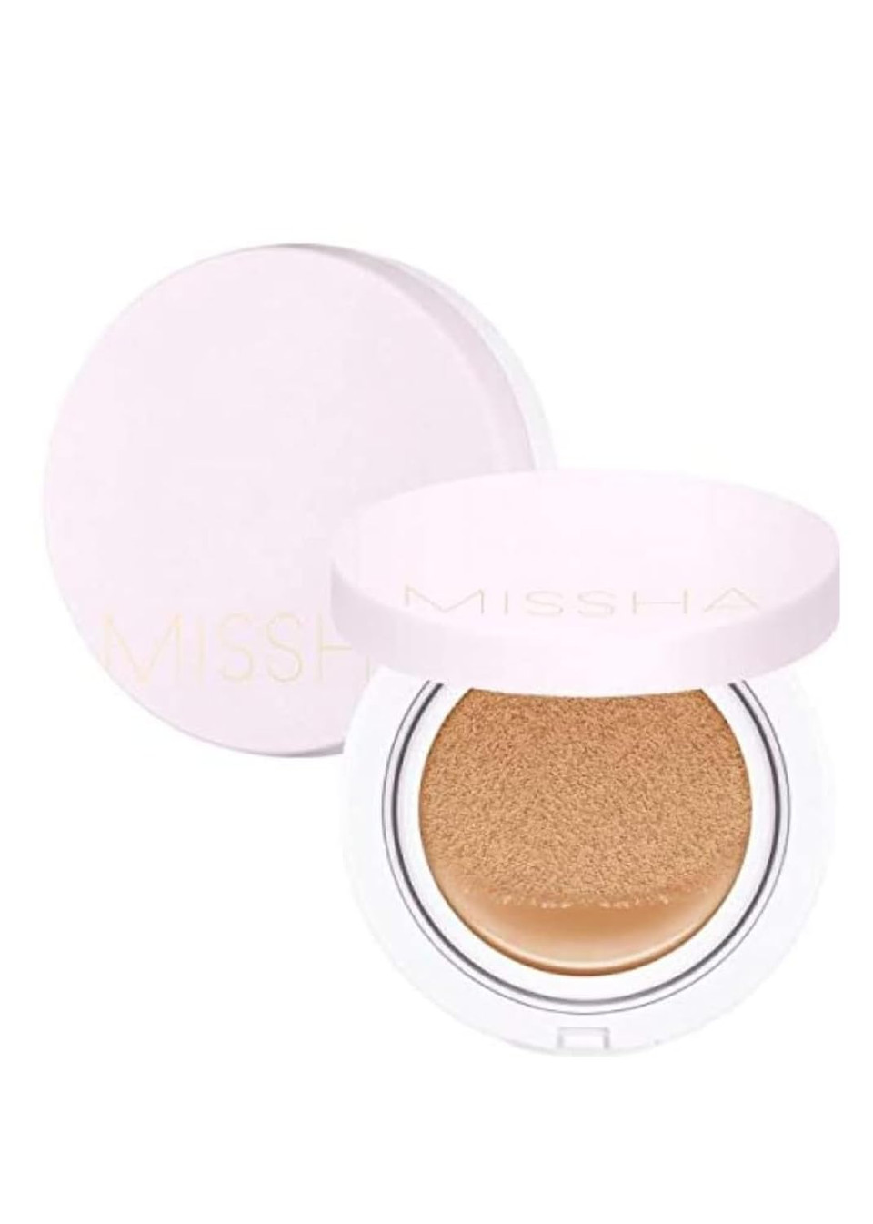 Missha Magic Cushion Foundation No.27 Honey Beige For Medium/Tan Skin - Flawless Coverage, Dewy Finish, Easy Application For All Skin Typesno.271 Count (Pack Of 1)