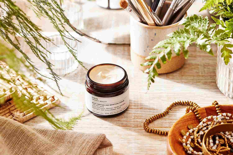 Evolve Organic Beauty - Natural Multi Peptide 360 Anti-Aging Cream | Small-Batch, Vegan Clean Beauty (1 Oz | 30 Ml) Packaging May Vary